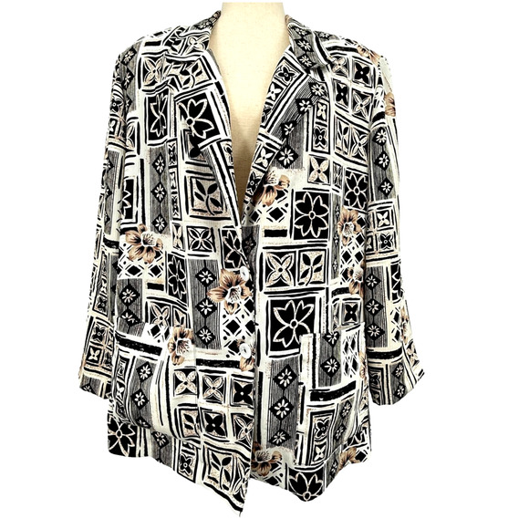 G.W. Graff Vintage Jacket Women's 14 Blazer Collared Artistic Mid-Century Retro - Picture 1 of 7
